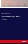 Miscellaneous Prose Works