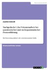 Nachgedacht I. Zur Volumenarbeit bei quasistatischer und nichtquasistatischer Prozessführung