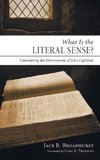 What Is the Literal Sense?