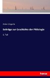 Beiträge zur Geschichte der Philologie