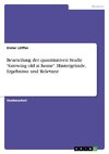 Beurteilung der quantitativen Studie 