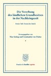 Die Vererbung des ländlichen Grundbesitzes in der Nachkriegszeit.