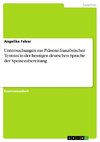 Untersuchungen zur Präsenz französischer Termini in der heutigen deutschen Sprache der Speisezubereitung