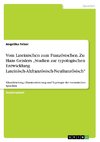 Vom Lateinischen zum Französischen. Zu Hans Geislers 