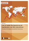 Cost of Capital. Die Berechnung der Kapitalkosten von DAX-Unternehmen