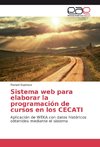 Sistema web para elaborar la programación de cursos en los CECATI