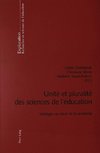 Unité et pluralité des sciences de l'éducation