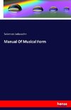 Manual Of Musical Form