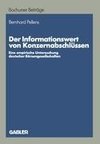 Der Informationswert von Konzernabschlüssen