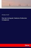 Über den Vortrag der Chorischen Partieen bei Aristophanes