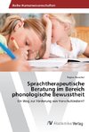 Sprachtherapeutische Beratung im Bereich phonologische Bewusstheit