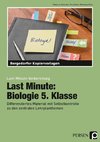 Last Minute: Biologie 5. Klasse