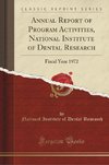 Research, N: Annual Report of Program Activities, National I