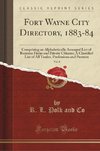 Co, R: Fort Wayne City Directory, 1883-84, Vol. 8