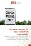 Nouveaux modes de consommation automobile