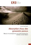 Absorption d'eau des granulats poreux