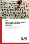 Trasparenza e rendicontazione sociale nelle istituzioni scolastiche