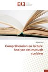 Compréhension en lecture Analyse des manuels scolaires