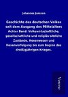 Geschichte des deutschen Volkes seit dem Ausgang des Mittelalters