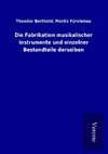 Die Fabrikation musikalischer Instrumente und einzelner Bestandteile derselben