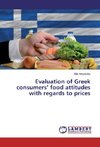 Evaluation of Greek consumers' food attitudes with regards to prices