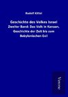 Geschichte des Volkes Israel