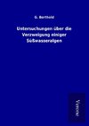 Untersuchungen über die Verzweigung einiger Süßwasseralgen