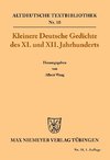 Kleinere Deutsche Gedichte des XI. und XII. Jahrhunderts