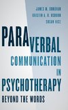 Paraverbal Communication in Psychotherapy