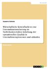 Wirtschaftliche Krisenflucht in eine Unternehmenssicherung im Nicht-Banken-Sektor. Anhebung der operationellen Qualität in Unternehmensprozessen und -abläufen