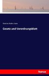 Gesetz und Verordnungsblatt