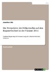 Die Perspektive des Völkerrechts auf den Regimewechsel in der Ukraine 2014