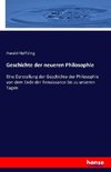 Geschichte der neueren Philosophie