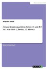 Molare Reaktionsgrößen, Heizwert und der Satz von Hess (Chemie, 12. Klasse)