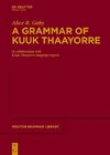 A Grammar of Kuuk Thaayorre