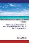 Microwave absorption in Pb-Ca-Nb multiferroics & Ca-Co-Ti hexaferrites