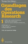 Grundlagen des Operations Research