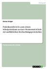 Praktikumsbericht zum ersten Schulpraktikum an einer Montessori-Schule mit ausführlichen Beobachtungsprotokollen