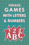 Vintage Games with Letters and Numbers