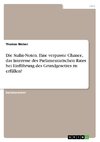 Die Stalin-Noten. Eine verpasste Chance,  das Interesse des Parlamentarischen Rates bei Einführung des Grundgesetzes zu erfüllen?