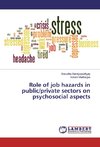 Role of job hazards in public/private sectors on psychosocial aspects