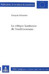 La Critique Kantienne de L'Eudemonisme