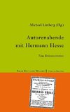 Autorenabende mit Hermann Hesse