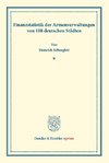 Finanzstatistik der Armenverwaltungen von 108 deutschen Städten.