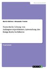 Numerische Lösung von Anfangswertproblemen. Anwendung des Runge-Kutta-Verfahrens