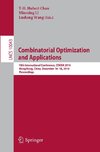 Combinatorial Optimization and Applications