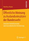 Öffentliche Meinung zu Auslandseinsätzen der Bundeswehr