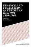 Finance and Financiers in European History 1880 1960