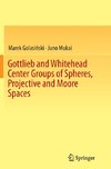 Gottlieb and Whitehead Center Groups of Spheres, Projective and Moore Spaces