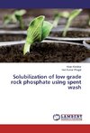 Solubilization of low grade rock phosphate using spent wash